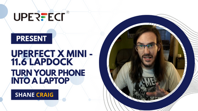 UPERFECT X Mini 11.6" Lapdock Review by Shane Craig Turn Your Phone Into A Laptop