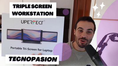 UPERFECT Tri-Screen Laptop Workstation review by Tecnopasion