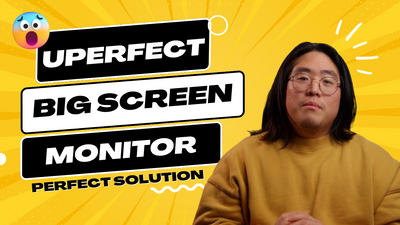 Exploring UPERFECT portable Monitor by Sam Pak | Big Screen as a perfect solution