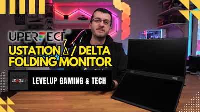 UPERFECT UStation Δ / Delta Folding Portable Monitor explored by LevelUP Gaming & Tech