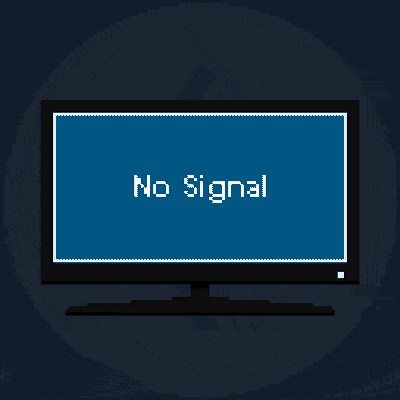 Warum zeigt mein tragbarer Monitor kein Signal?