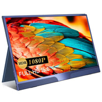 UPlays A15 – Weißer tragbarer Monitor 15,6 Zoll 1080P 60 Hz | PERFEKT