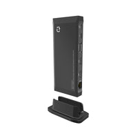 ドッキング ステーション USB C ハブ デュアル HDMI アダプター 3 台のモニターに対応